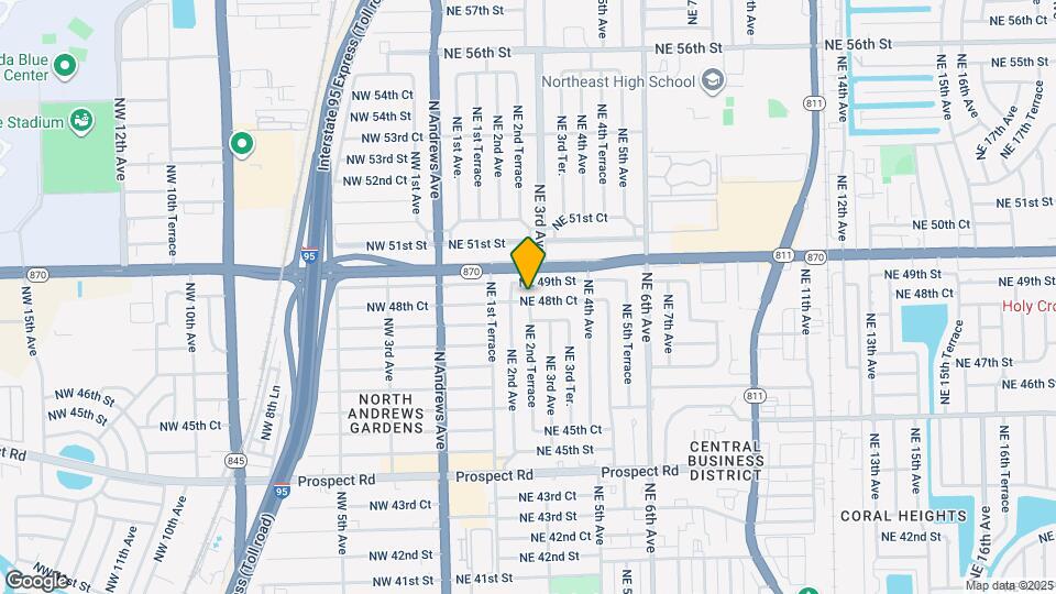 241 NE 48th Ct Map and Location Details