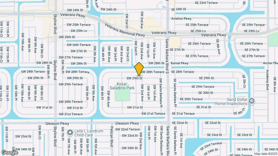 205 SW 29th St Map and Location Details