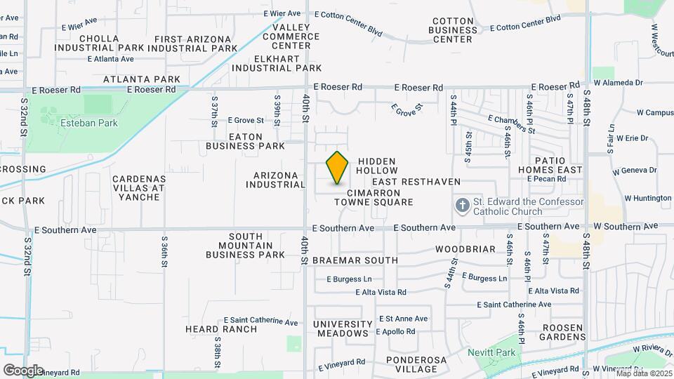 4046 E Hidalgo Ave Map and Location Details