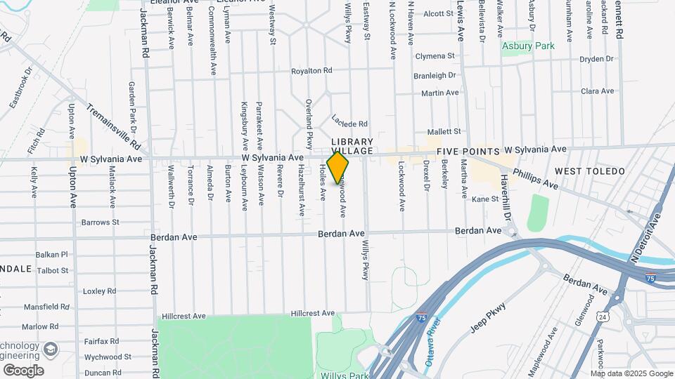 3917 Homewood Ave Map and Location Details