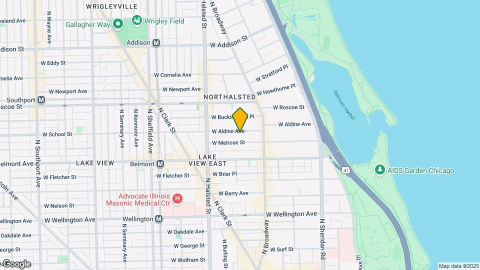 651 W Aldine Ave Mapa y Detalles de la Ubicación