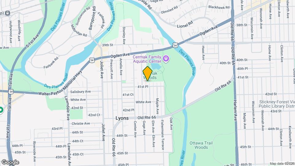 4102 Elm Ave Map and Location Details