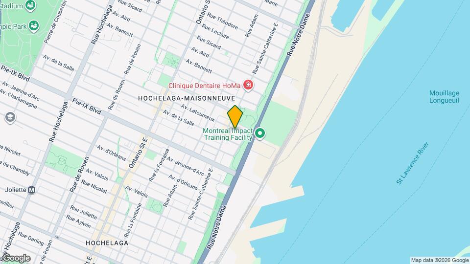 590-594 Létourneux Av Map and Location Details