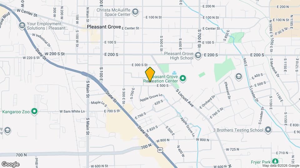 441 E 500 S Map and Location Details