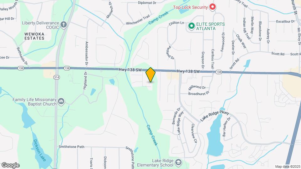 7688 Creekside Ln Mapa y Detalles de la Ubicación