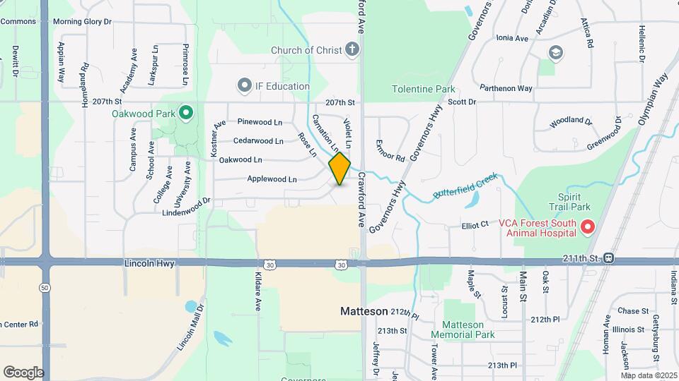 4035 Lindenwood Dr Map and Location Details