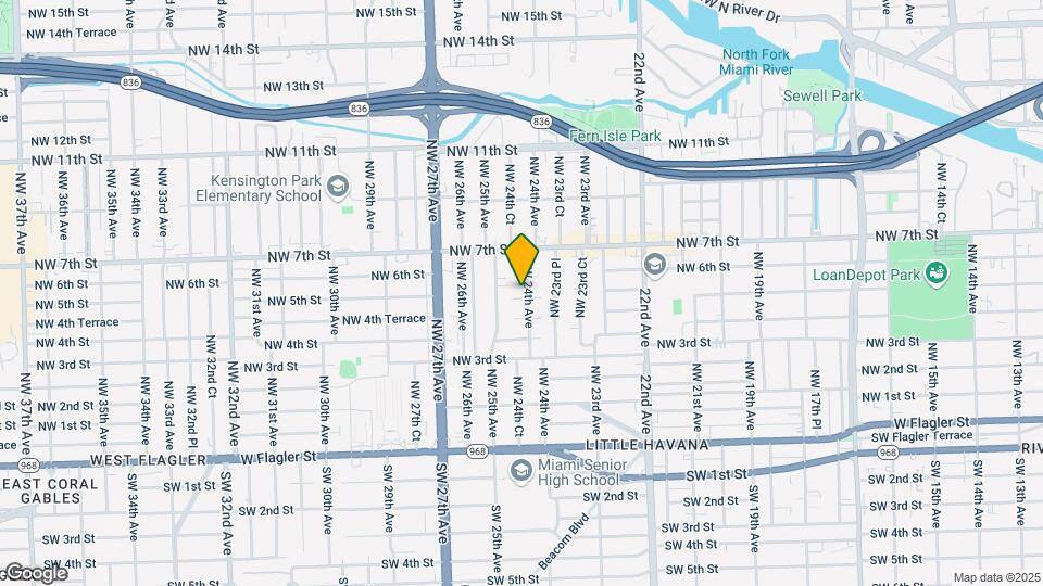 500 NW 24th Ave Map and Location Details