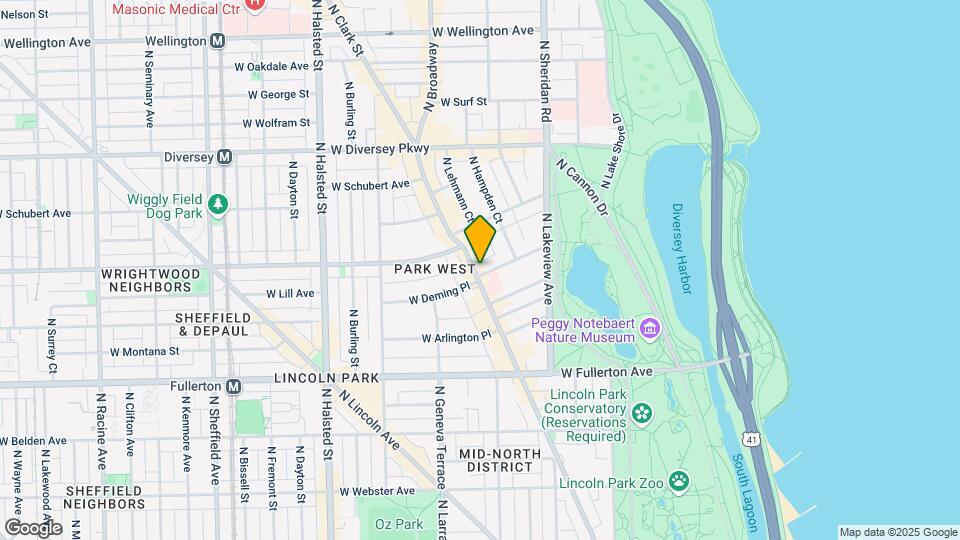 2531 N Clark St Map and Location Details