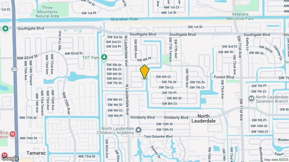701 SW 79th Terrace Map and Location Details
