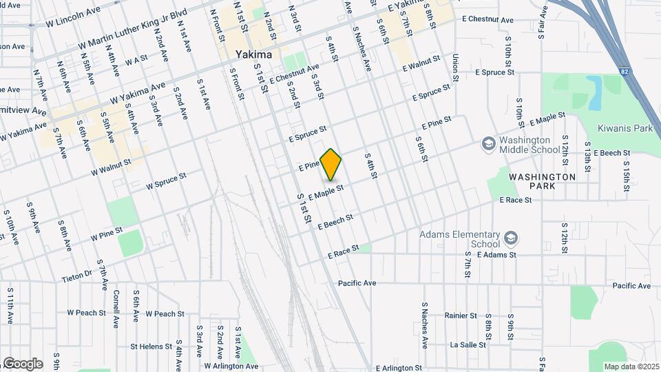 415 S 2nd St Map and Location Details