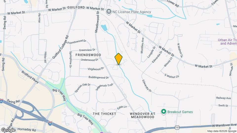 1 Brandywine Cir Map and Location Details