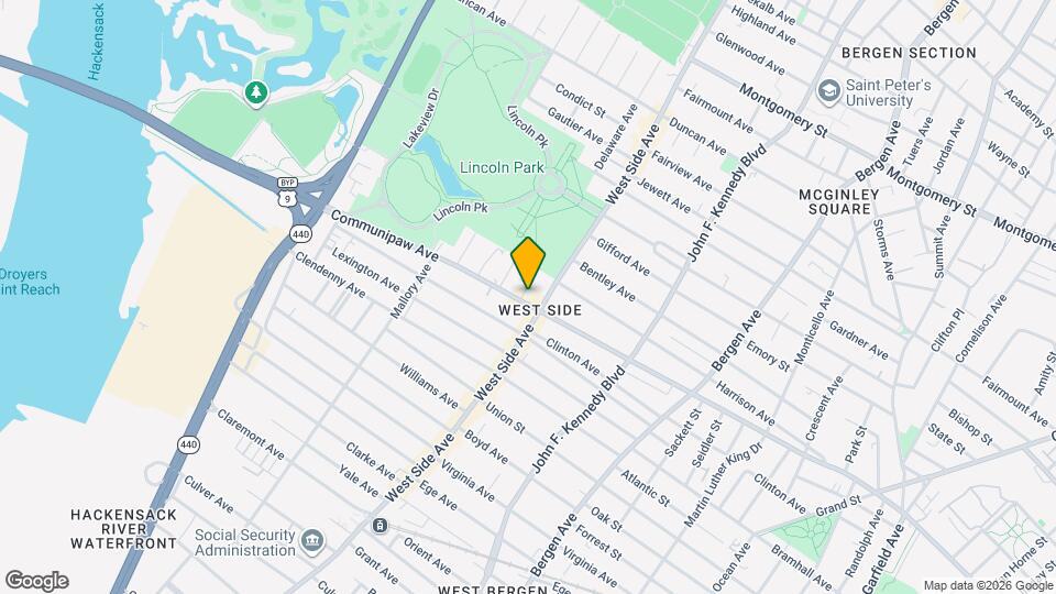 818 Communipaw Ave Map and Location Details