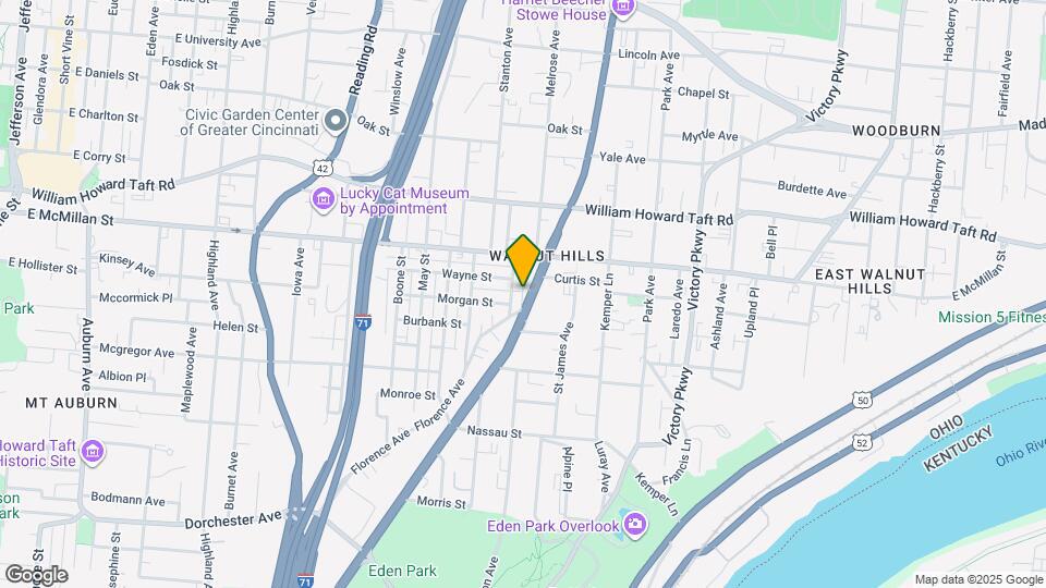 2411 Gilbert Ave Map and Location Details