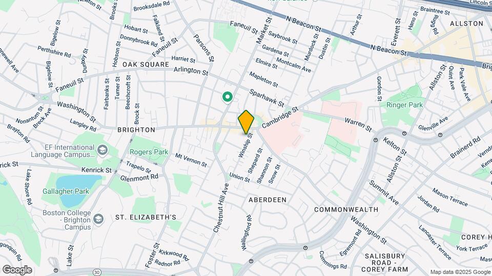 7 Winship St, Unit 1 Map and Location Details