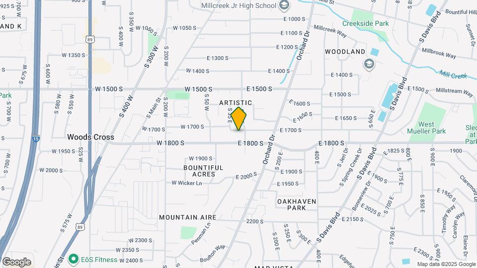 60 E 1700 S Mapa y Detalles de la Ubicación