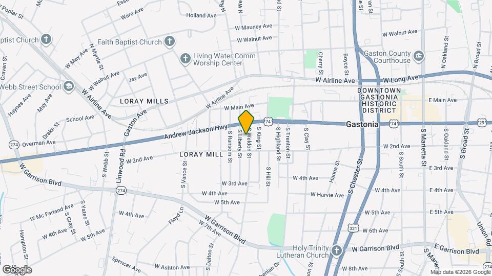 211 S Weldon St Map and Location Details