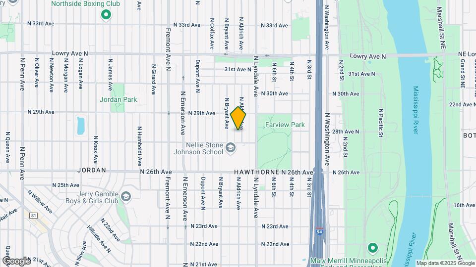 2717 Aldrich Ave N Map and Location Details