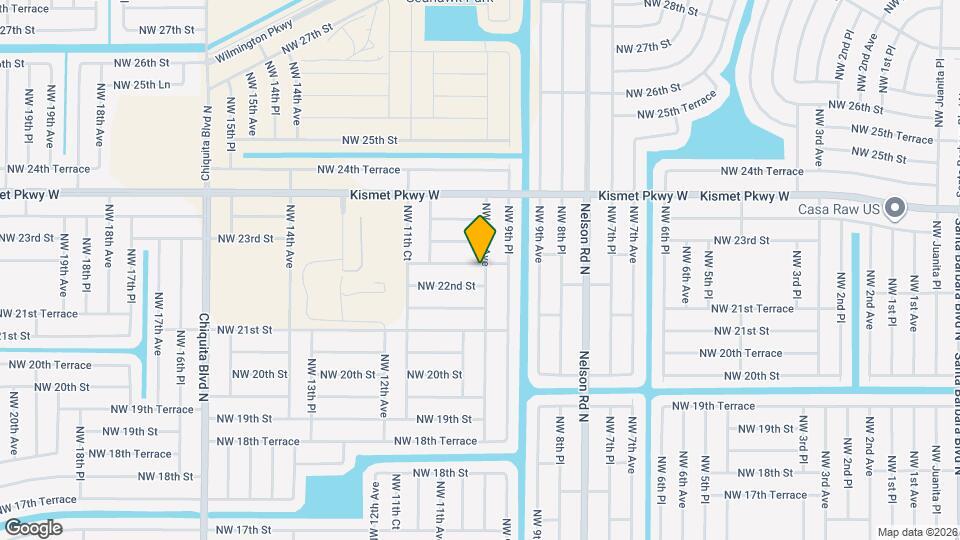 1000 NW 22nd Terrace Map and Location Details