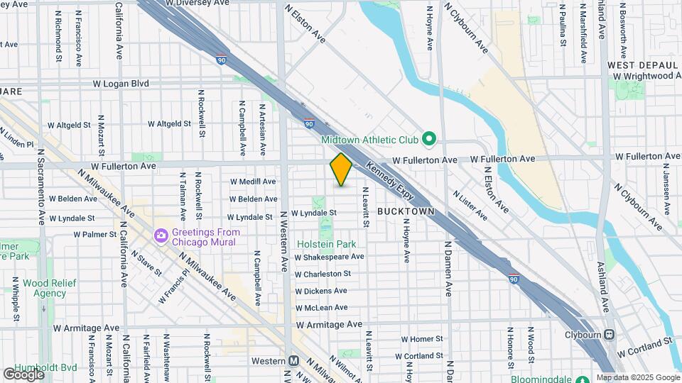 2236 W Belden Ave, Unit 2f Map and Location Details