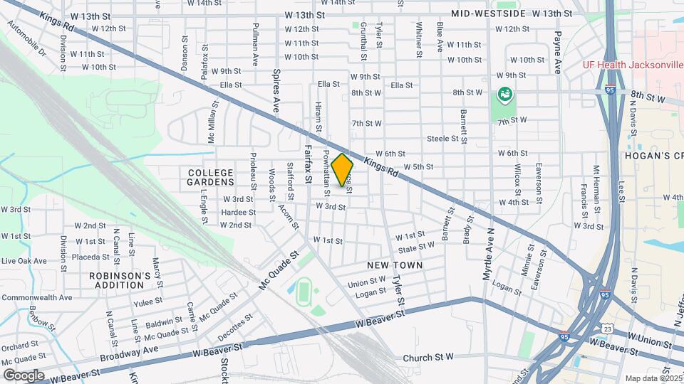 1721 Dot St Map and Location Details