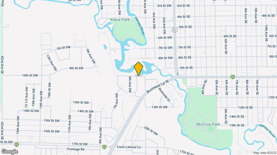 1021 5th Ave SW Map and Location Details