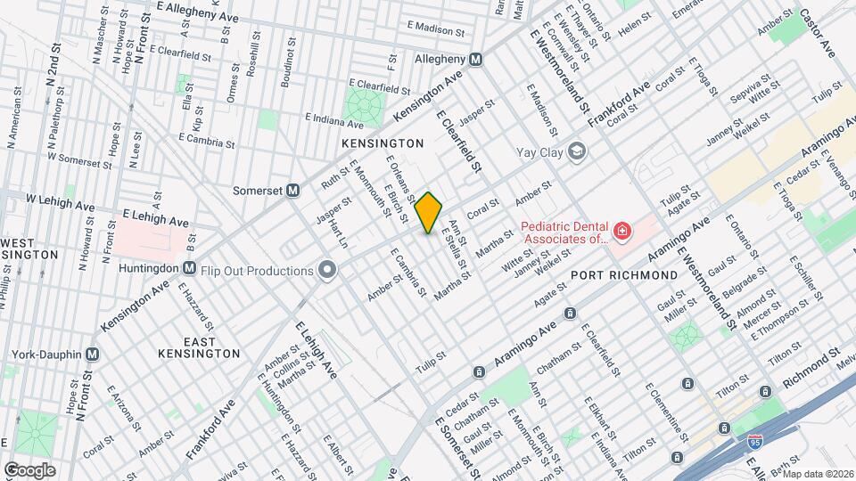 2060 E Orleans St Map and Location Details