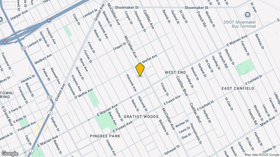 5092 Belvidere St Mapa y Detalles de la Ubicación