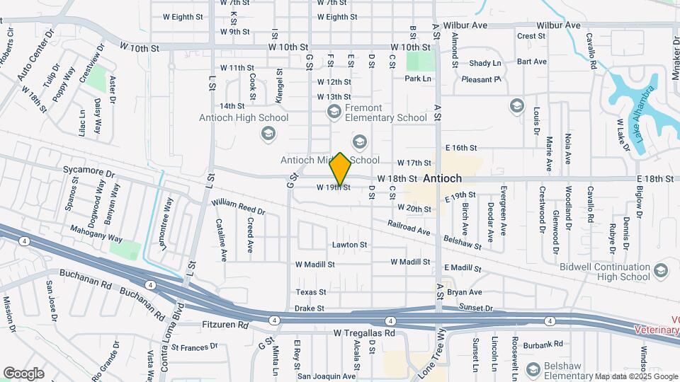 417 W 19th St Map and Location Details