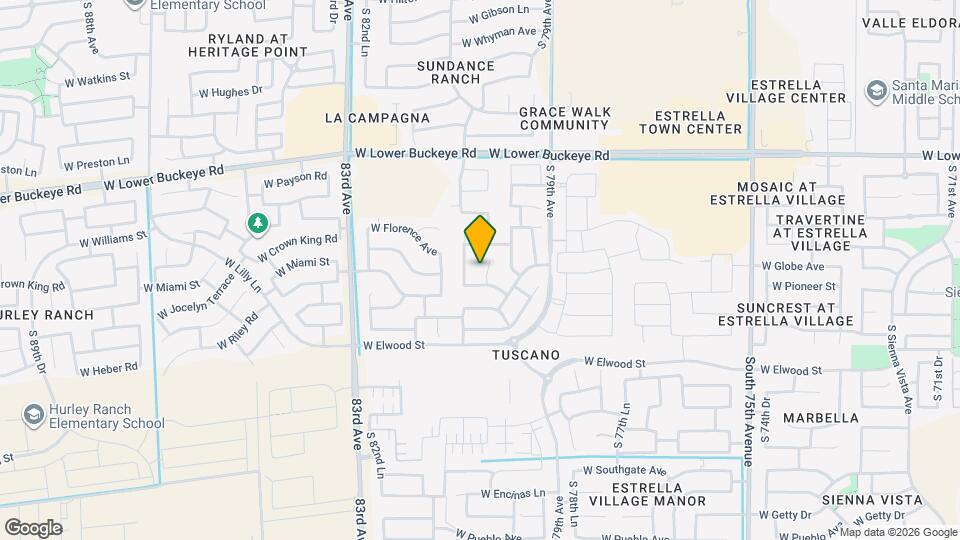 3304 S 80th Dr Map and Location Details