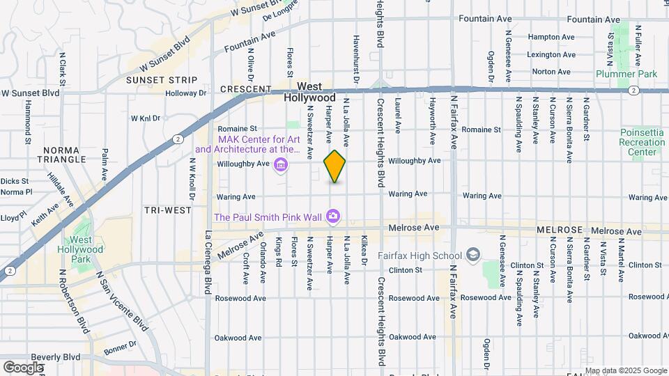 812 N Harper Ave Map and Location Details