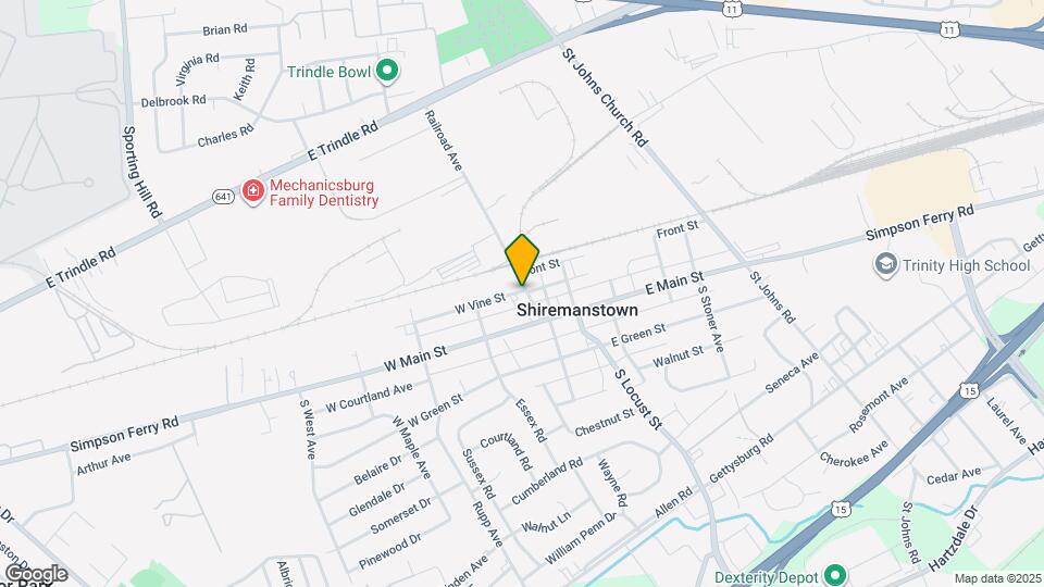 10 Railroad Ave Map and Location Details