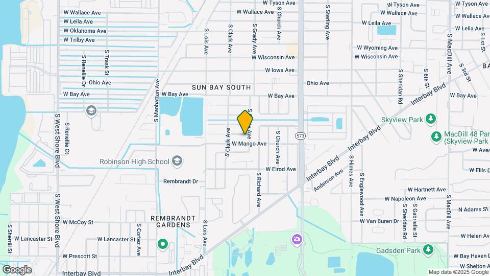 4004 W Olive St Map and Location Details