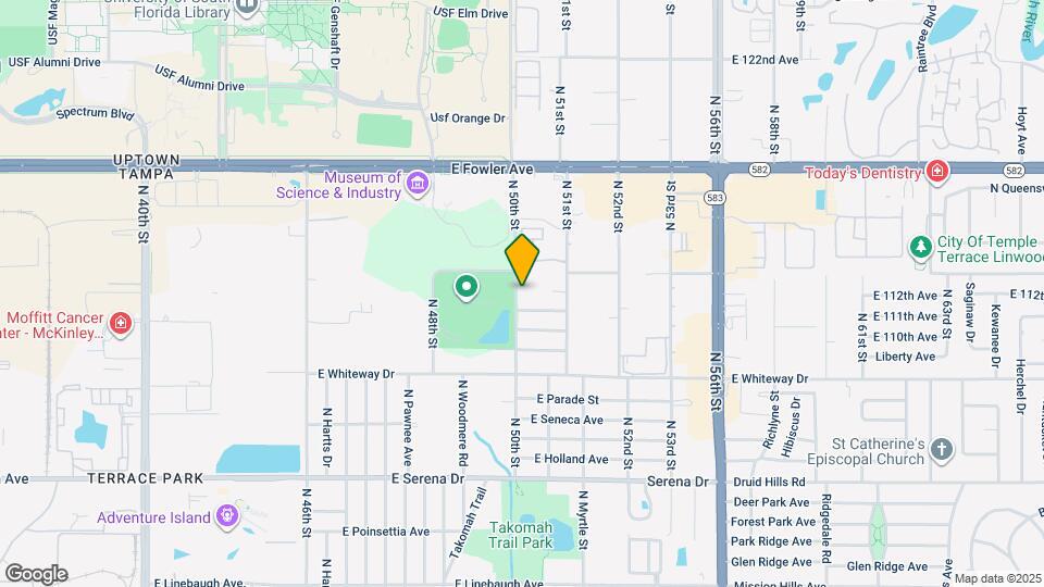 11109 N 50th St Map and Location Details
