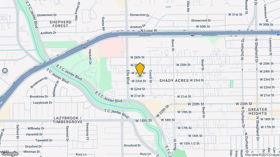 1539 W 23rd St Map and Location Details