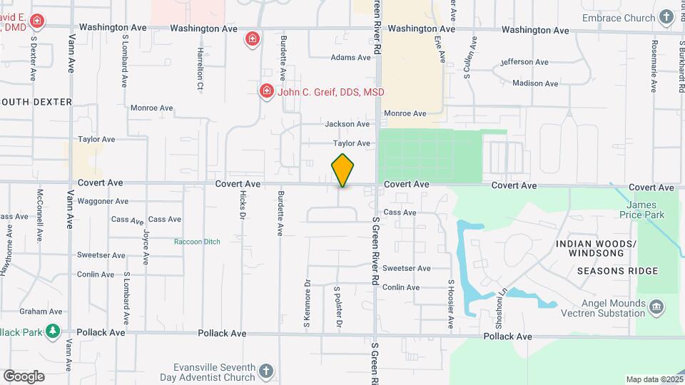 1610 S Polster Dr Map and Location Details