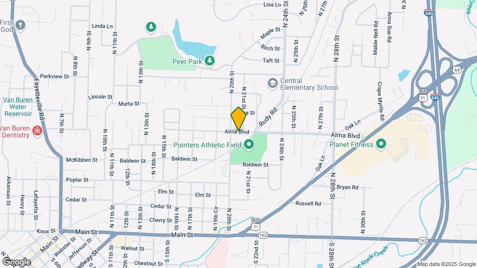 2010 Alma Blvd Map and Location Details