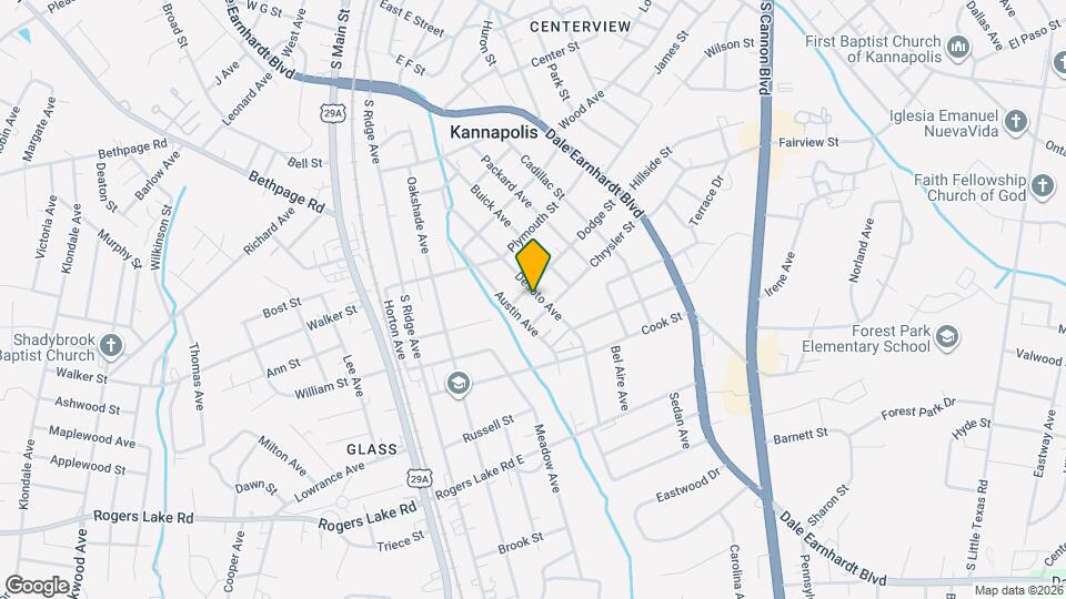 1012 Desoto Ave Map and Location Details