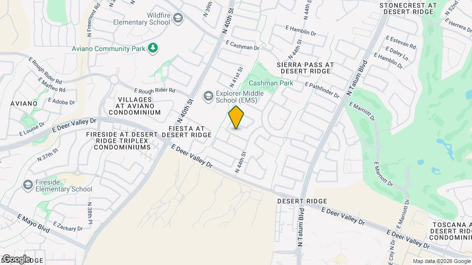 4326 E Melinda Ln Map and Location Details