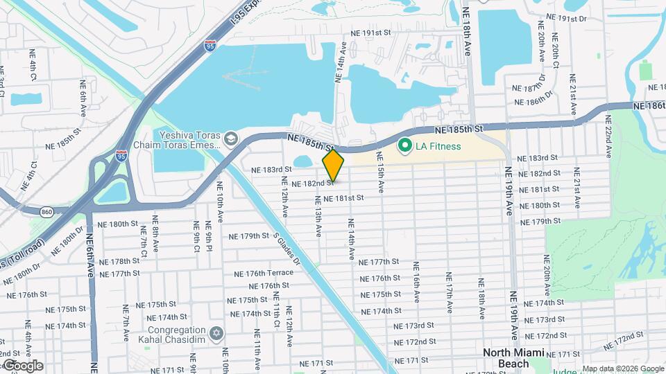 1348 NE 182nd St Map and Location Details