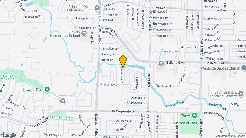 1703 Creekpoint Dr Map and Location Details