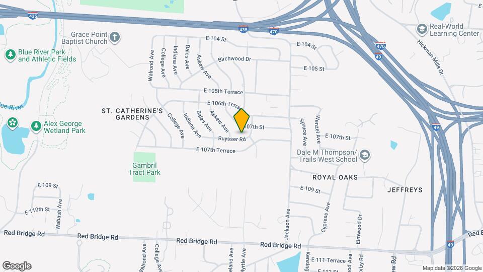 3800 Ruysser Rd Map and Location Details