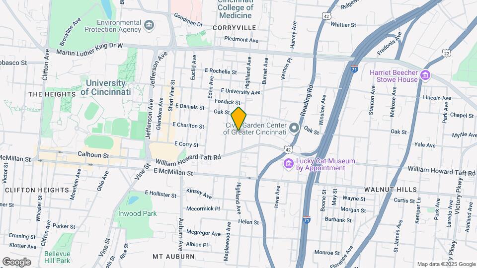 2631-2635 Highland Ave Mapa y Detalles de la Ubicación