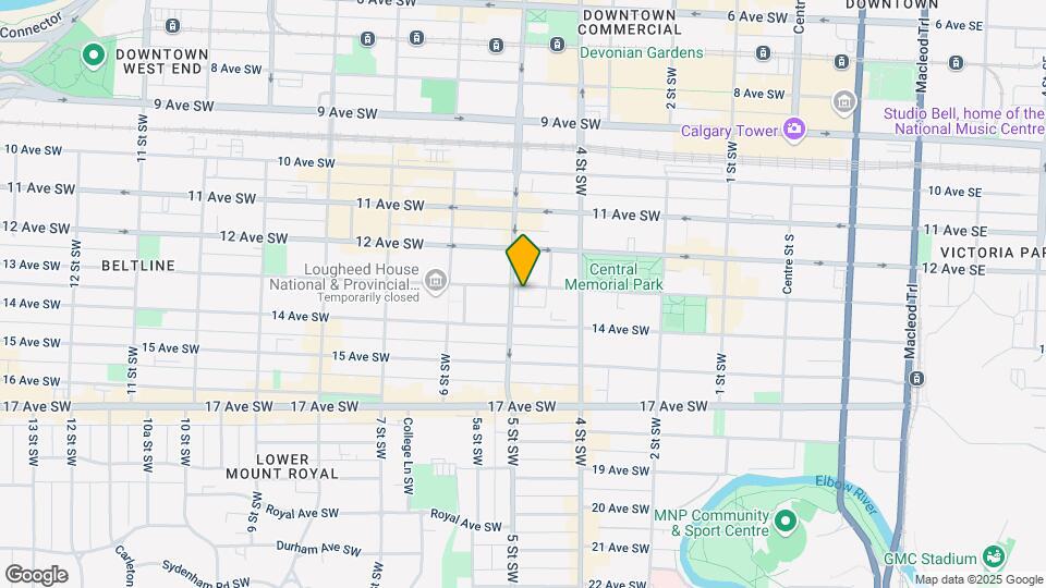535-513 13 Ave SW Map and Location Details