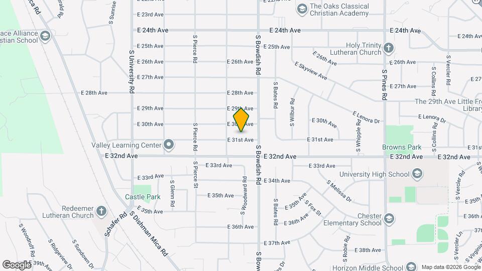 11321 E 31st Ave Mapa y Detalles de la Ubicación