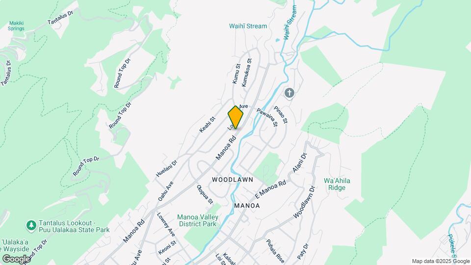 3386 Manoa Rd Map and Location Details
