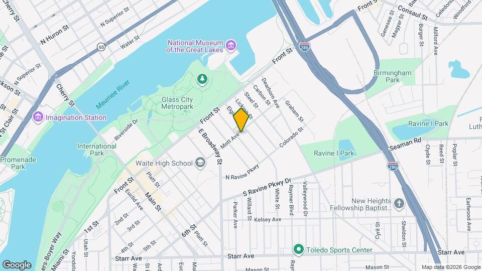 1306 Mott Ave Map and Location Details