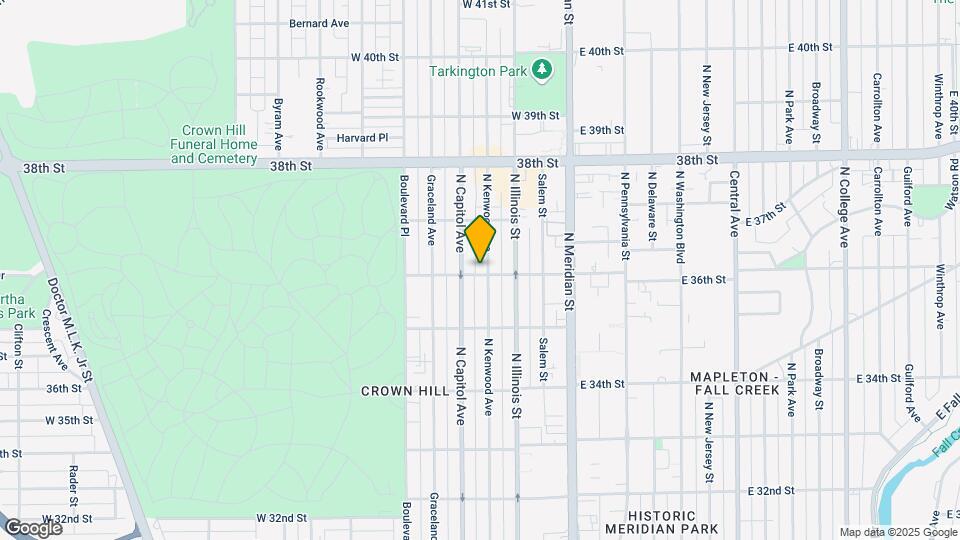 3608 N Kenwood Ave Map and Location Details