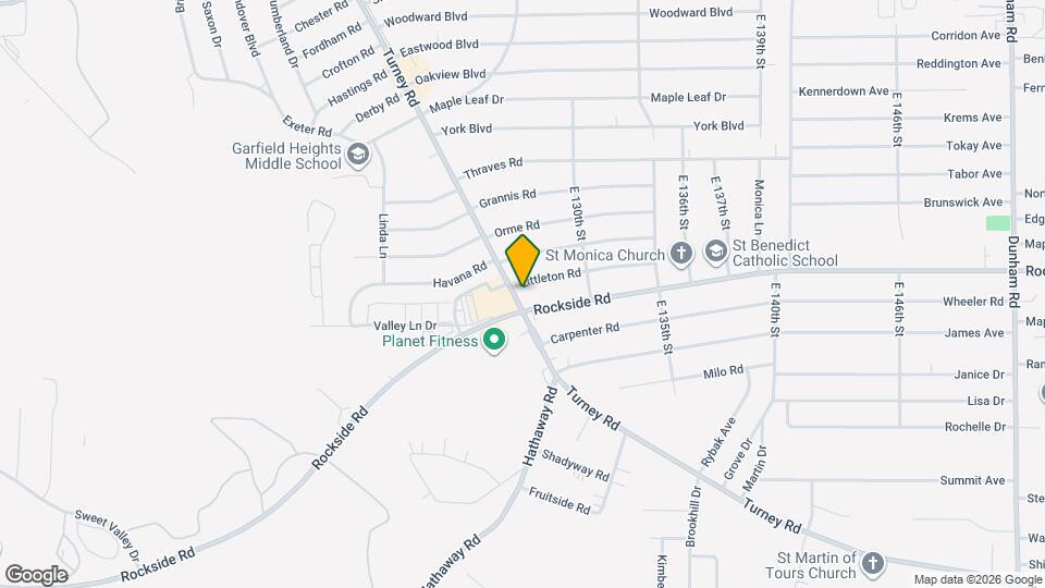 5973 Turney Rd Map and Location Details