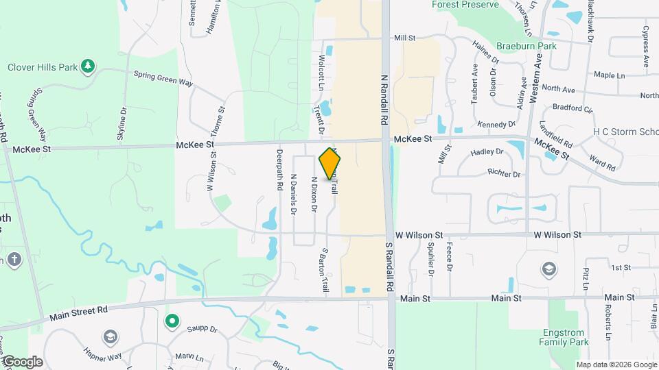 113 N Barton Trail Map and Location Details