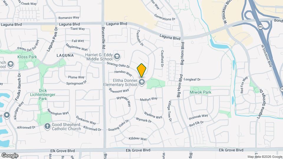 9435 Soaring Oaks Dr Map and Location Details